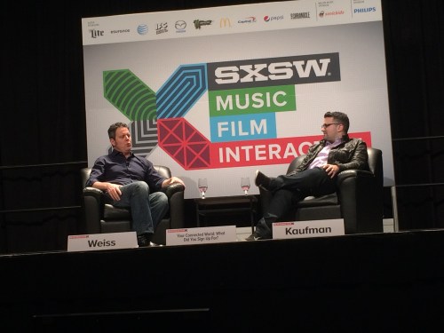 Scott Weiss and Ben Kaufman at South by Southwest.