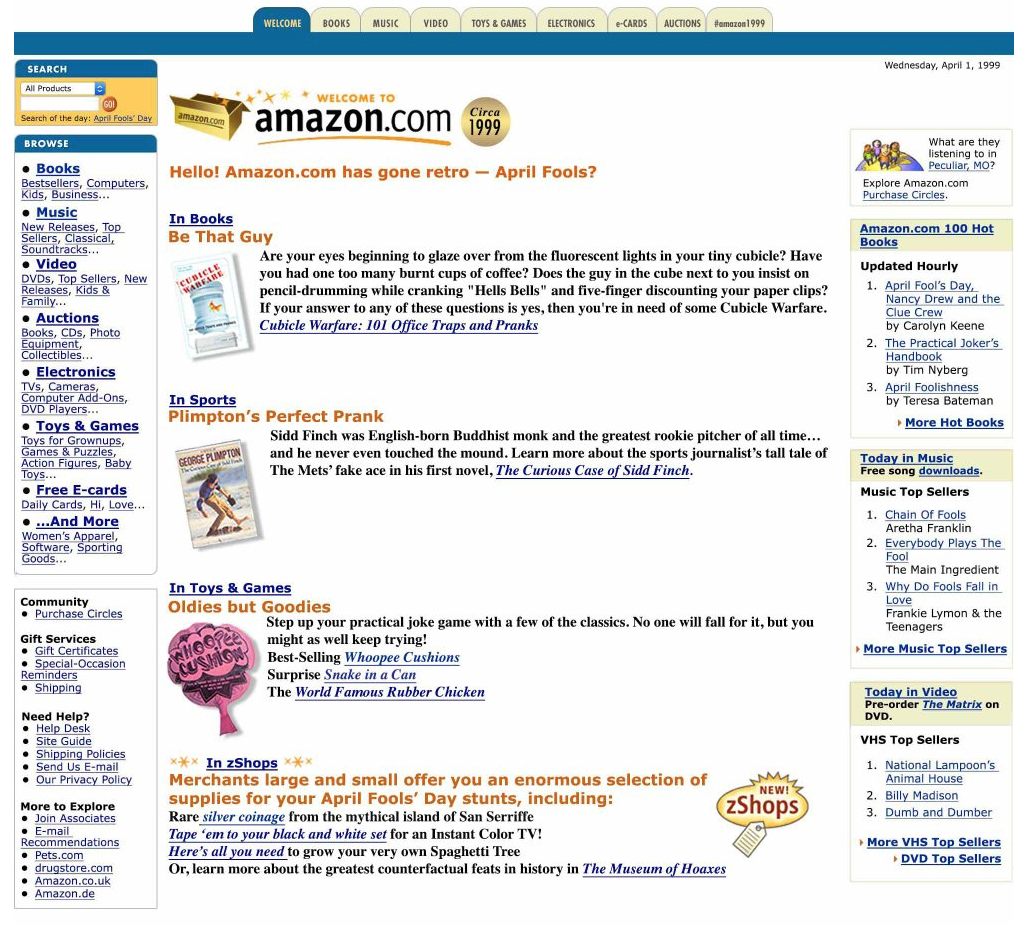 Amazon Goes Retro 
