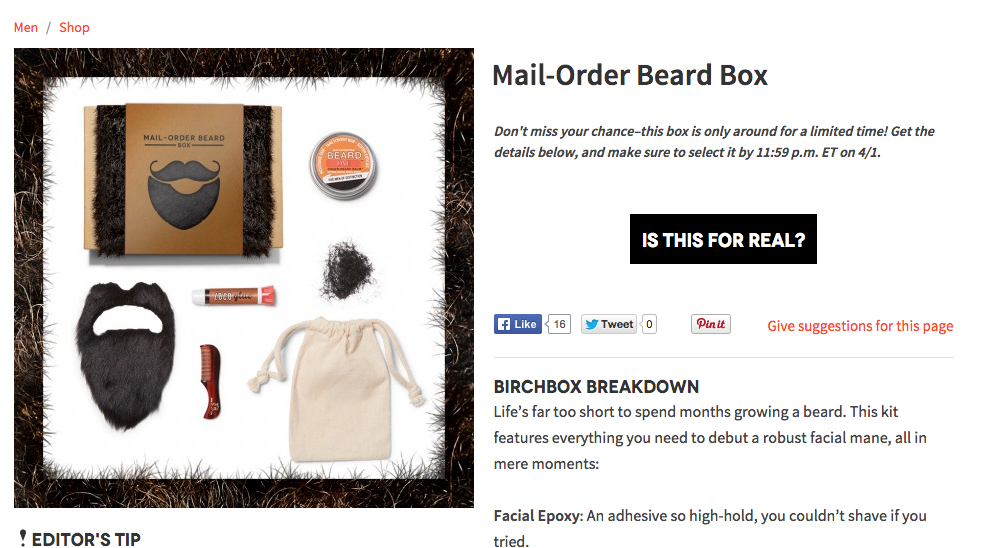 Birchbox Part 1 