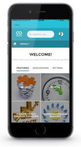 Salesforce HR mobile app.