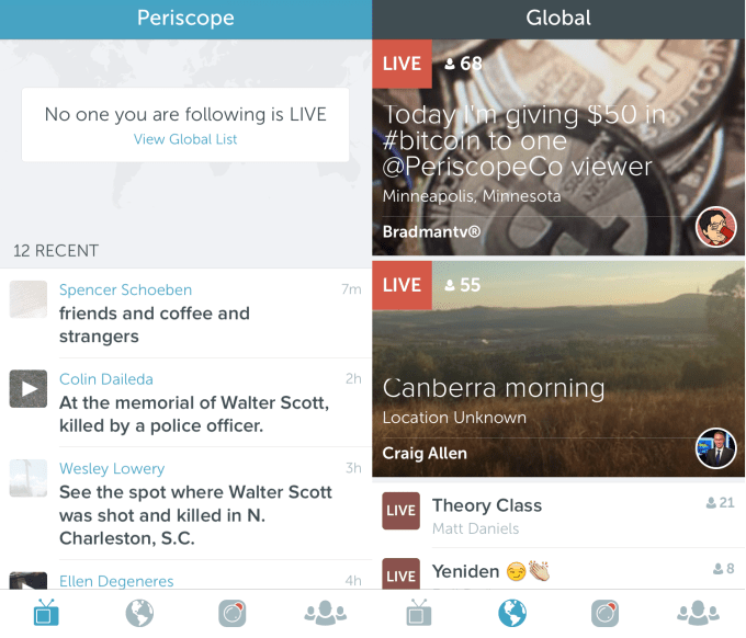 Periscope Discovery Update