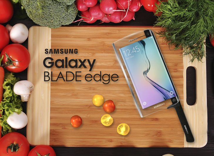Samsung's Galaxy BLADE Edge Smartphone Chef's Knife 