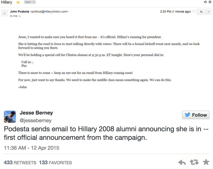 Hillary Clinton presidential bid
