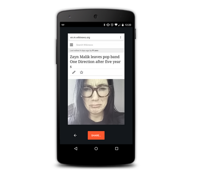 ChromeSelfie 