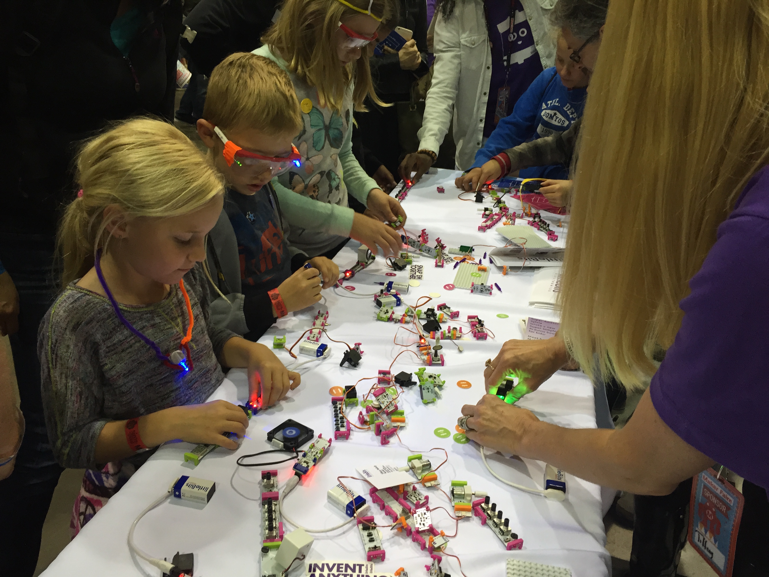 Kids flocked to littleBits 