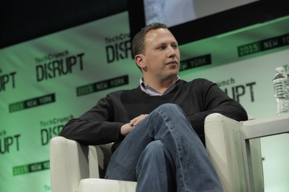 Philip Krim onstage at Disrupt
