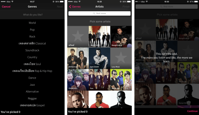 pick songs mixradio