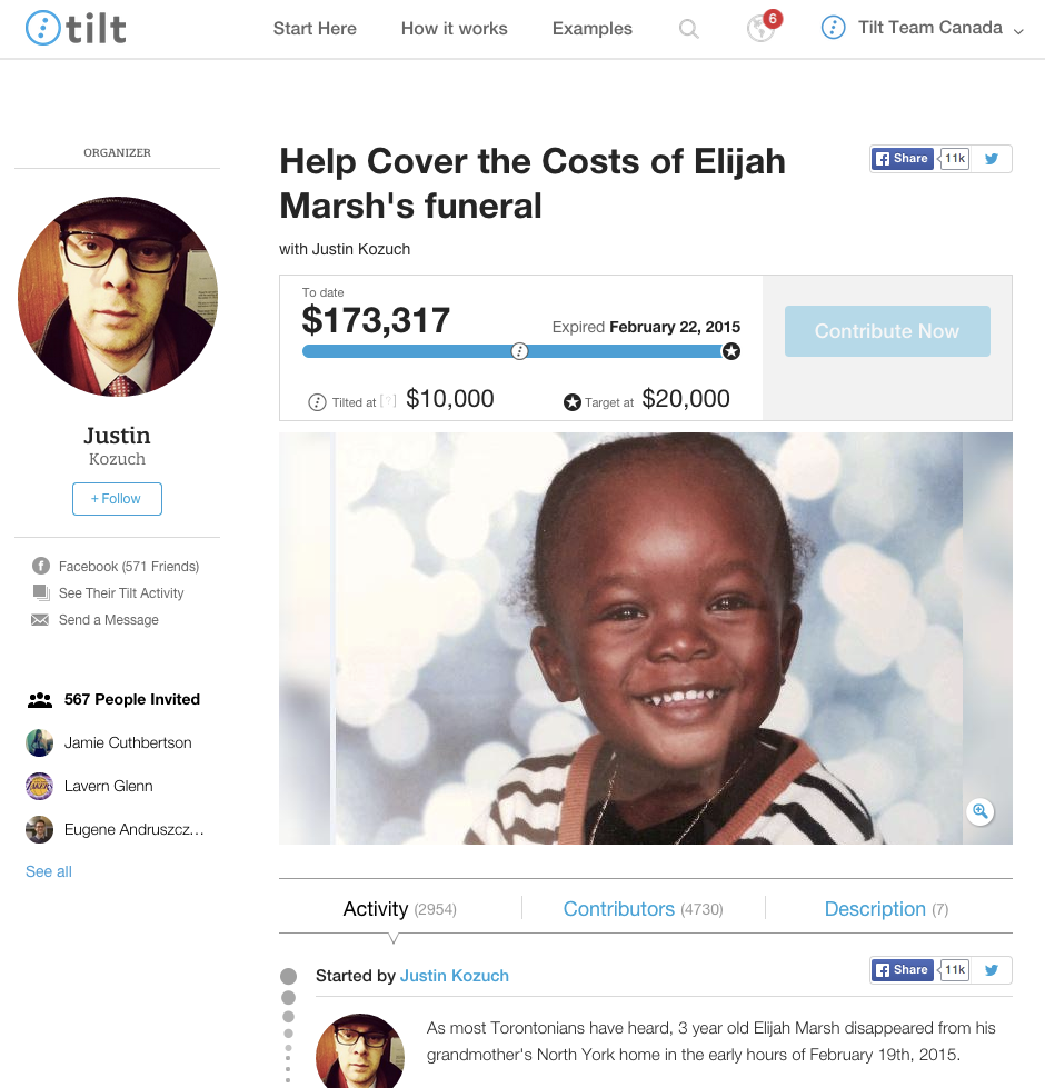 Top Tilt - Elijah Marsh Fundraiser