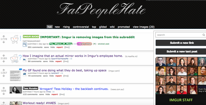r/FatPeopleHate Banned u2013 June 2015 