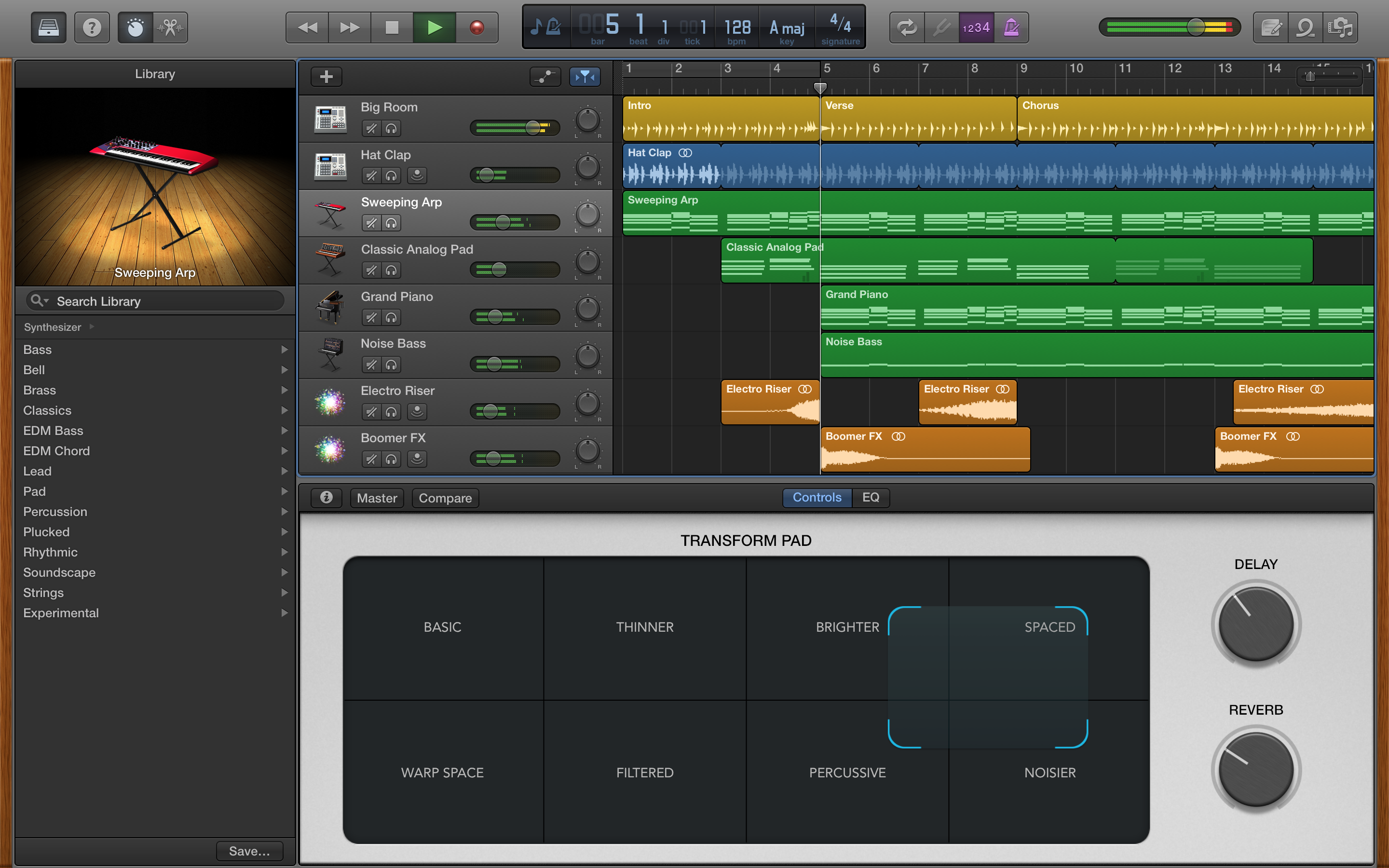 2. Transform Pad Smart Controls