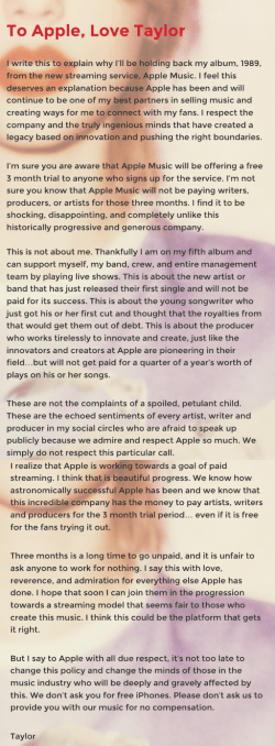 Apple Taylor Swift Blog