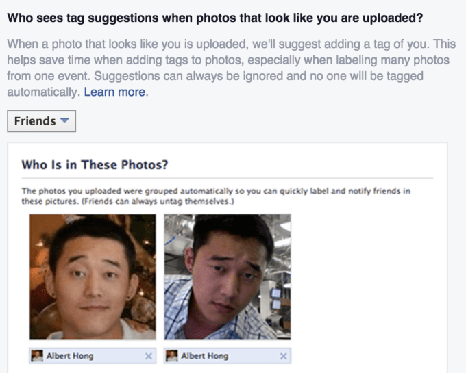 Facebook Facial Recognition Opt Out