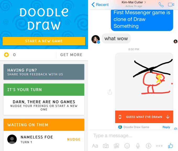 Facebook Messenger Games