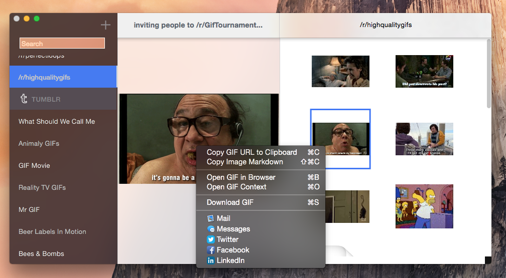 GIFs-app