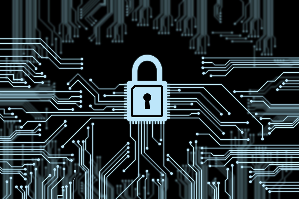 Lock over circuit board.