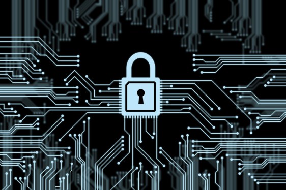 Lock over circuit board.