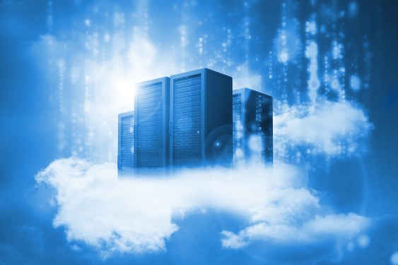 Servers in the cloud.