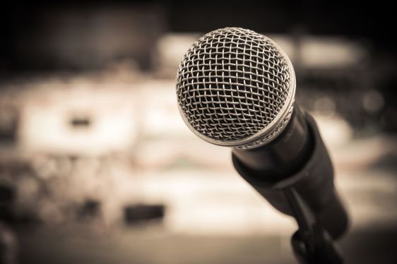 a microphone