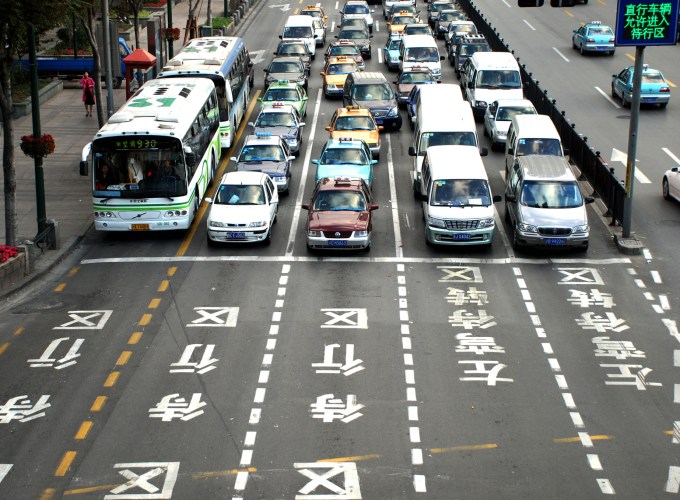 traffic in china