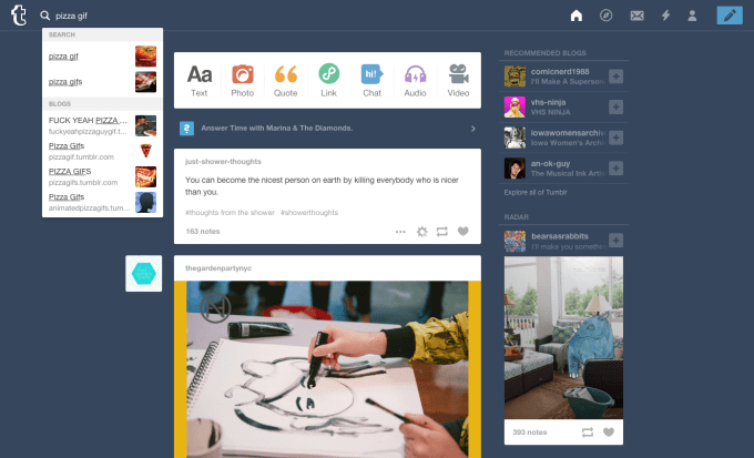 TumblrTVDashboardSearch