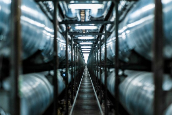 Underground pipes