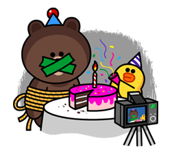 Line cake party from hell