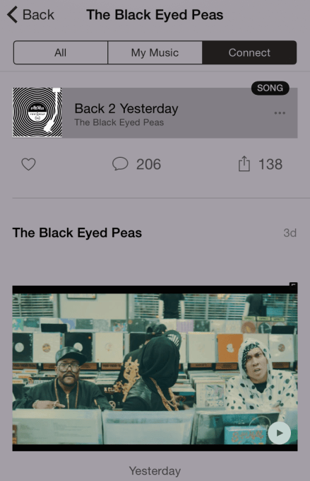 Black Eyed Peas connect