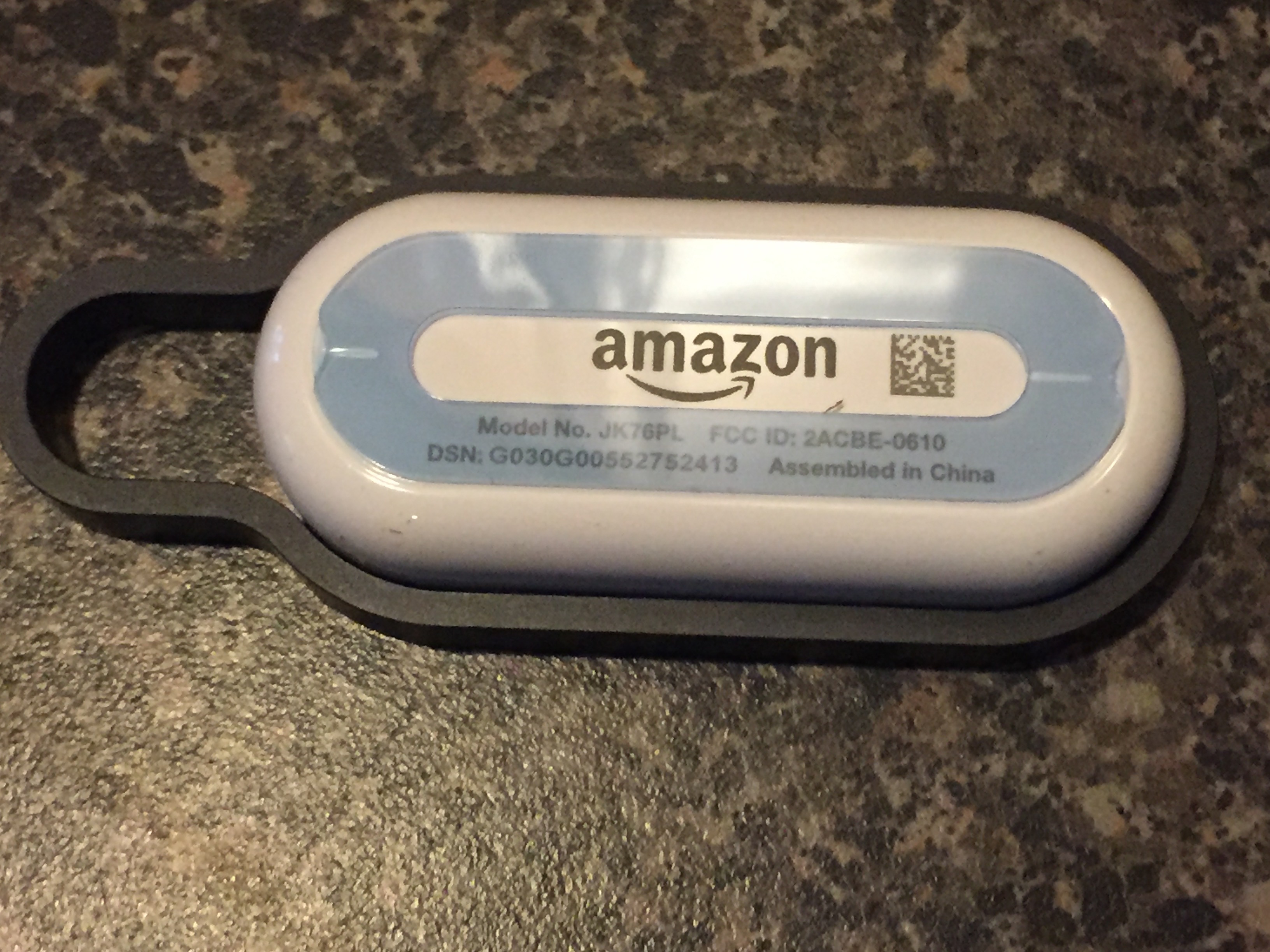The Back of an Amazon Dash Button 