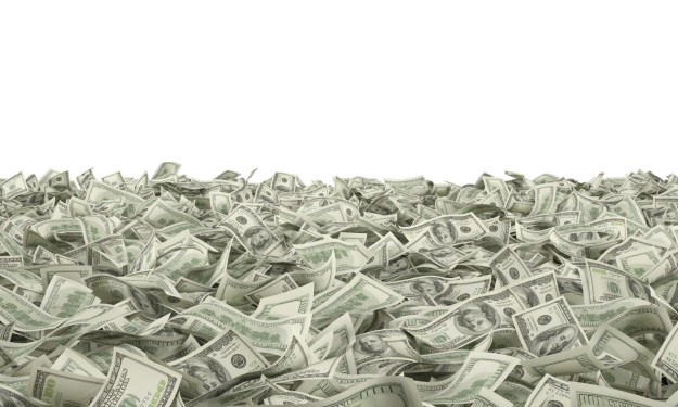 piles of cash