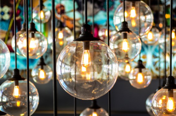 hanging lightbulbs ideas