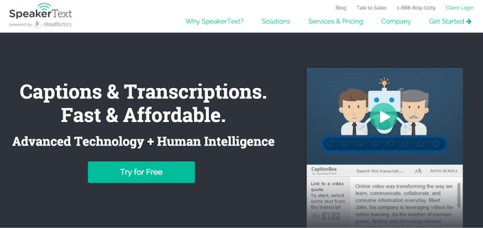 Speakertext