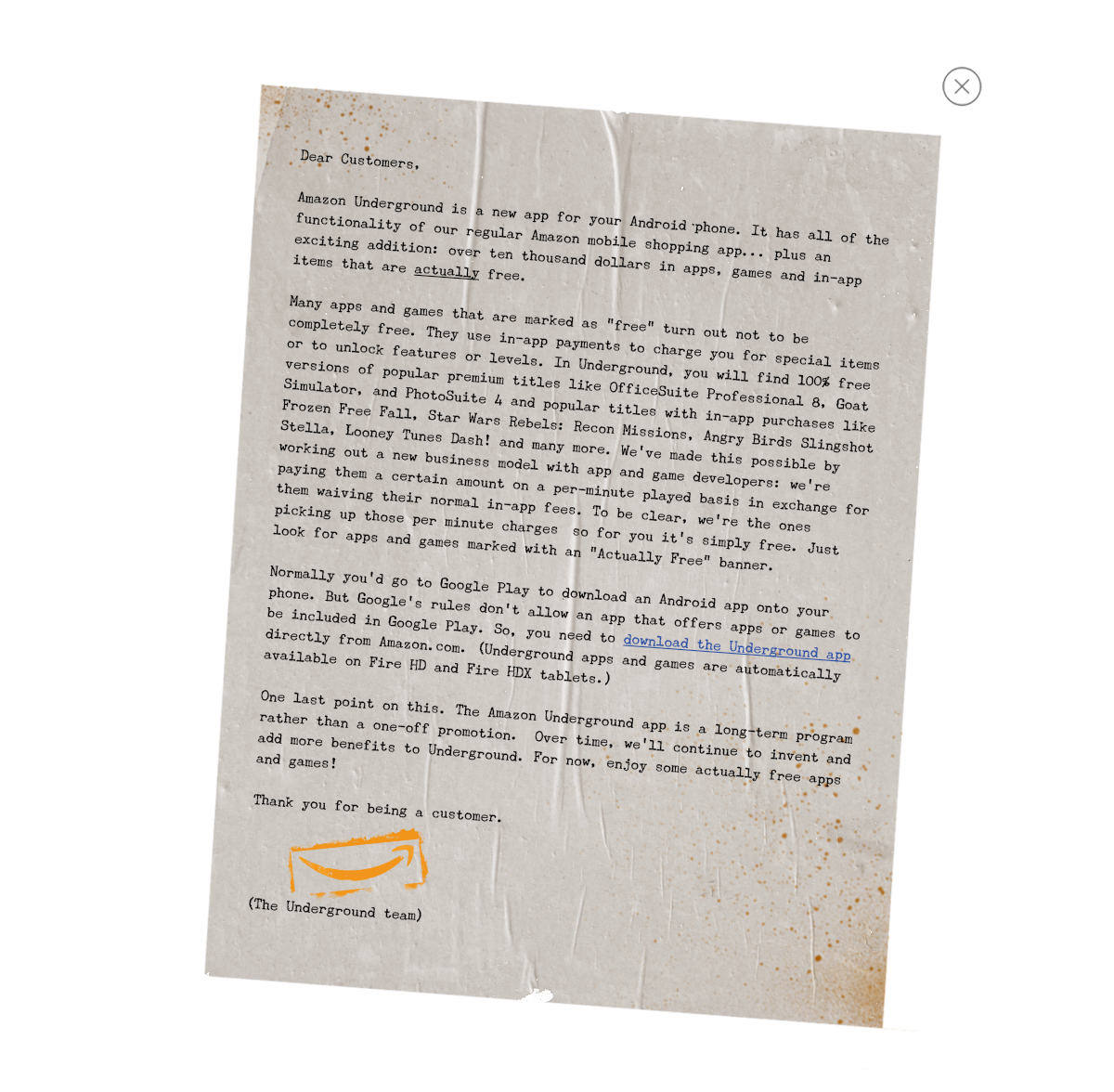 Amazon Underground