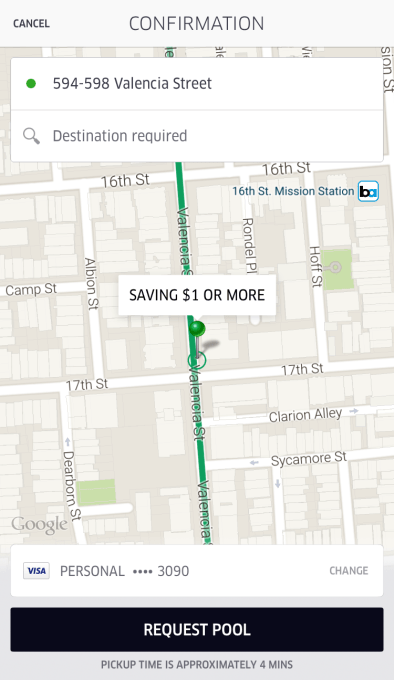 uber Smart Route Pickup