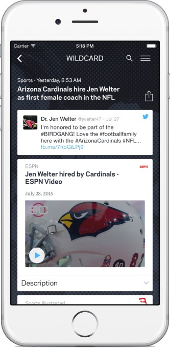 Wildcard 2.0 Collection View