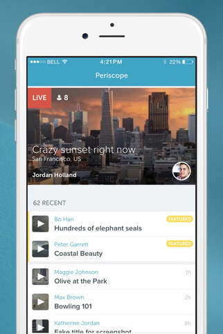 Periscope Broadcasts