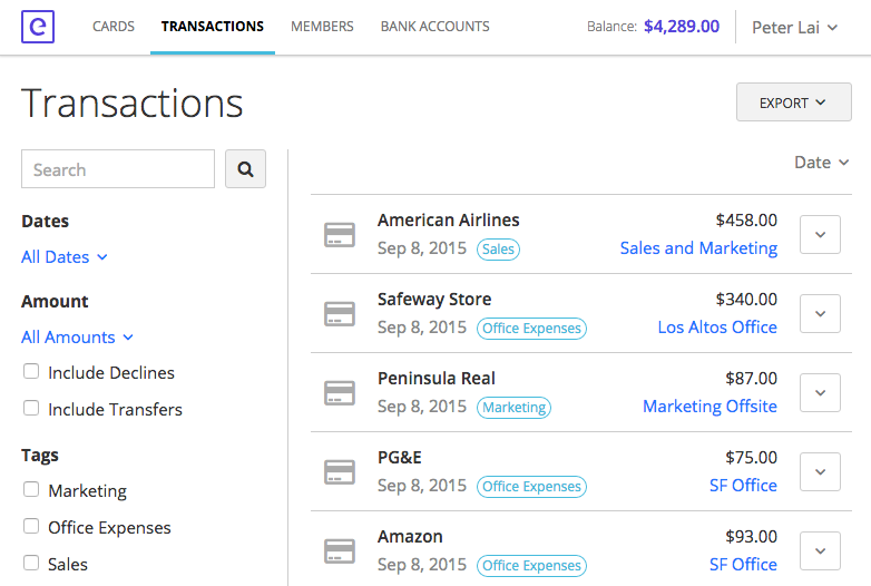transactions