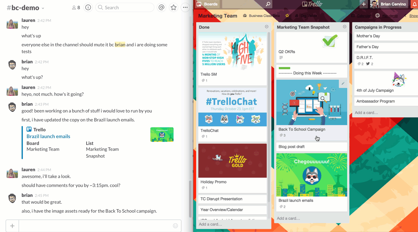 Trello-Slack-Integration