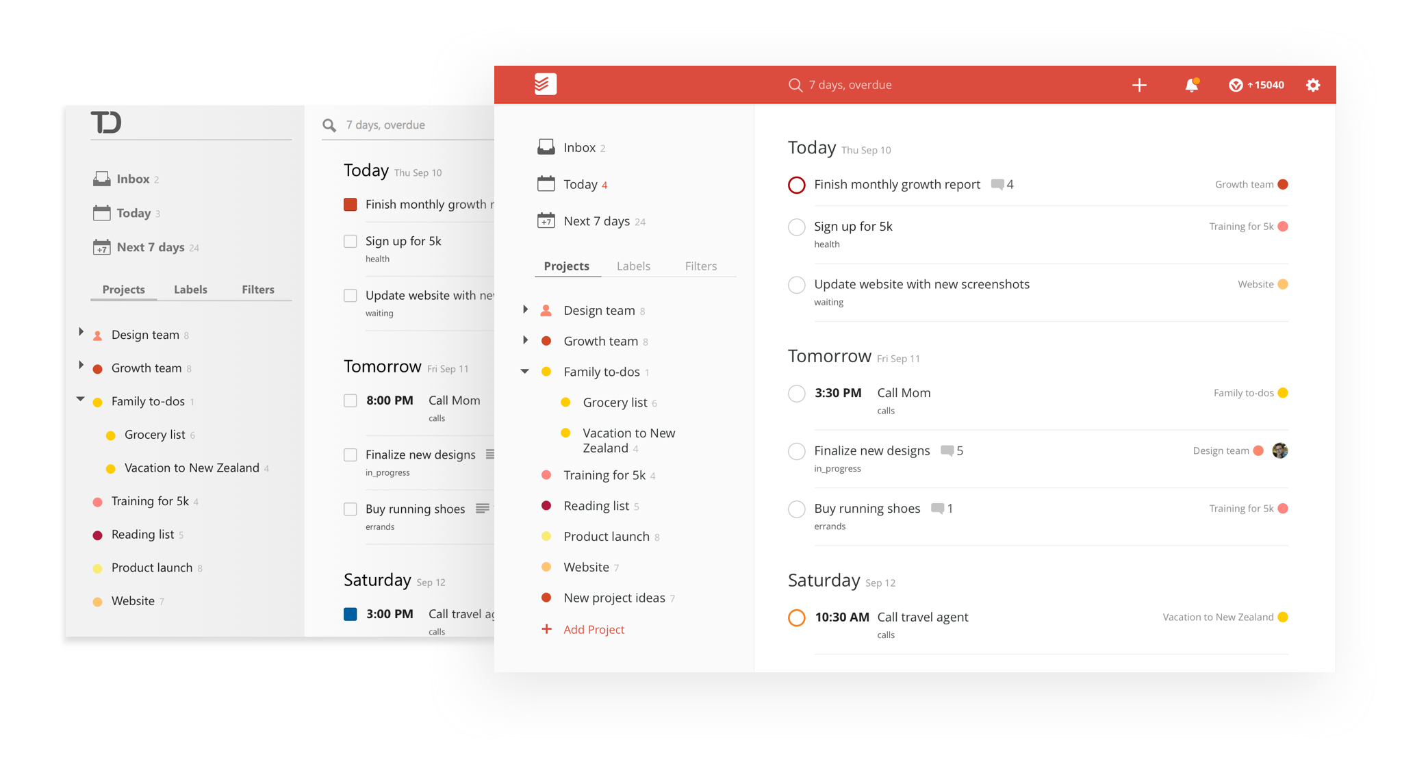 Web app comparison