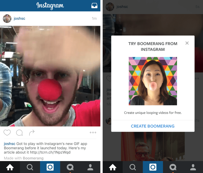 Instagram Boomerang