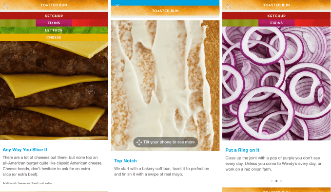 Instant Ads include rich media like carousels and tilt-to-view that would load too slowly in the browser