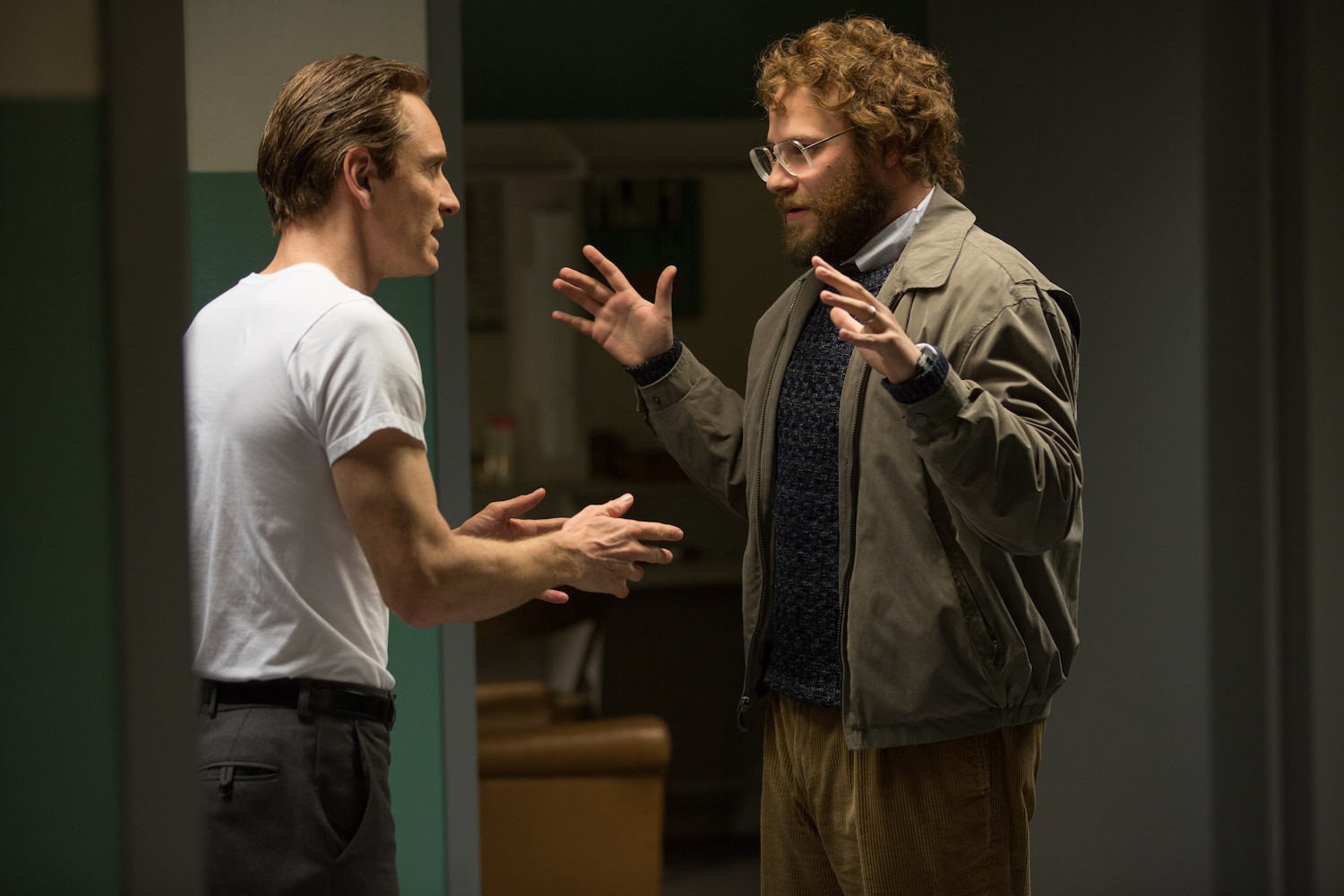 Michael Fassbender & Seth Rogen