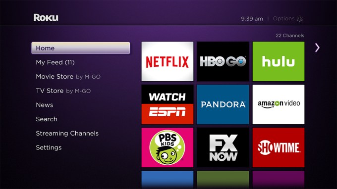 Roku Home Screen w_Notifications