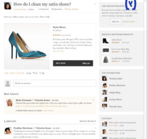 Mythical buyer landing page in SAP tool.