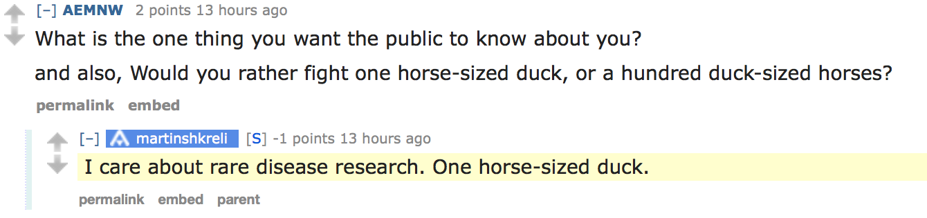 Horse-Sized Duck 