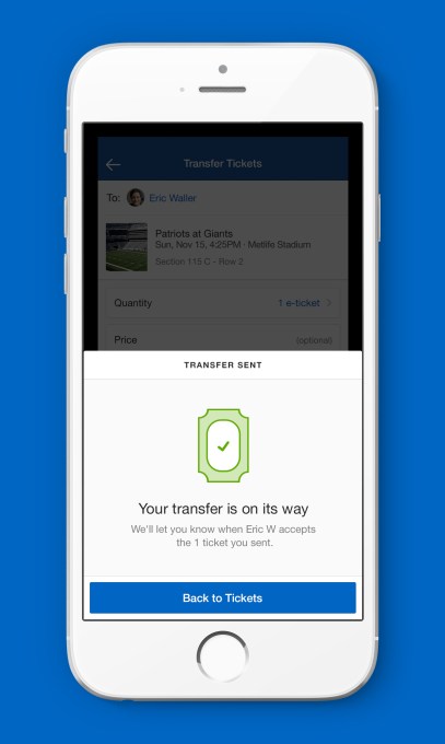 SeatGeek Ticket Transfer