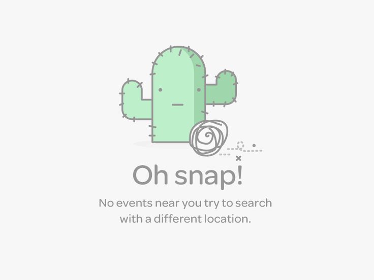 Eventbrite error page