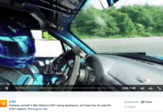 Facebook ATT VR Video Ad
