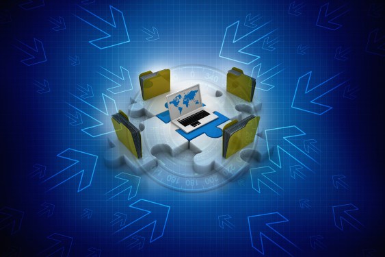 File sharing concept picture.