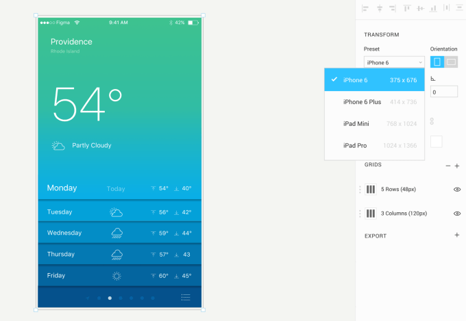 Grids - Constraints -Device Preview