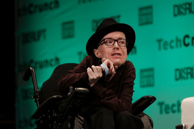 Steve O'Hear during TechCrunch Disrupt London 2015